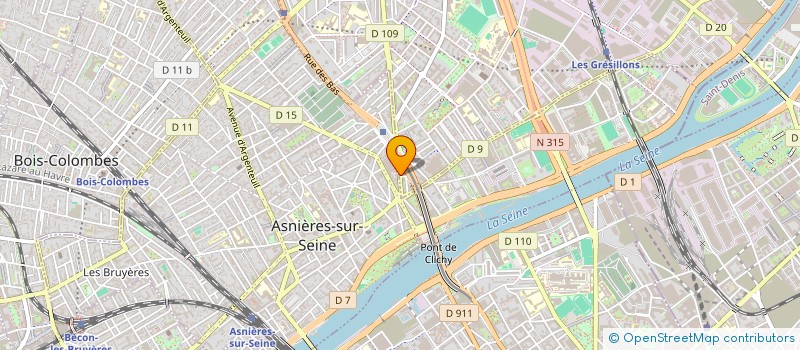 localisation de l'entreprise MELEDINE à GENNEVILLIERS