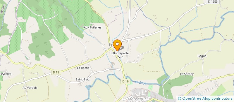 localisation de l'entreprise MELEDRAMA  MONSEGUR