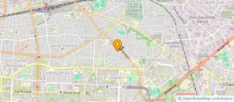 localisation de l'entreprise MELEE A RENNES  RENNES