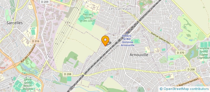 localisation de l'entreprise MELEK  ARNOUVILLE