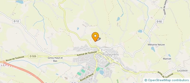 localisation de l'entreprise MELEK à PUYLAURENS