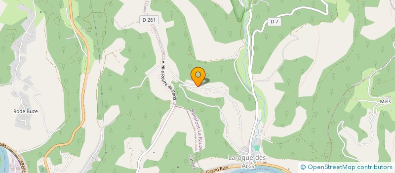 localisation de l'entreprise MELEMY  BELLEFONT-LA RAUZE