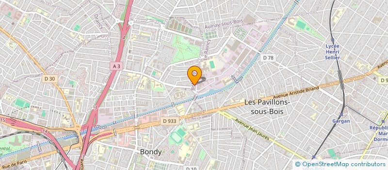 localisation de l'entreprise MELEN  BONDY