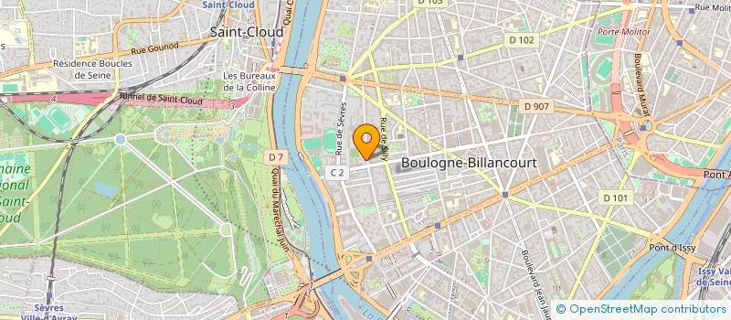 localisation de l'entreprise MELENA  BOULOGNE-BILLANCOURT