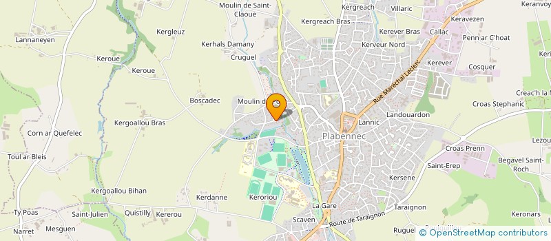 localisation de l'entreprise MELENTA  PLOUVIEN