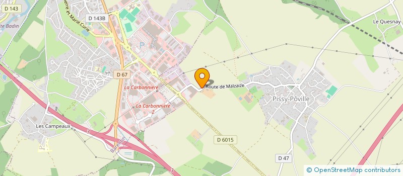 localisation de l'entreprise MELERINE  PISSY-POVILLE