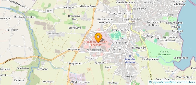 localisation de l'entreprise MELES  SAINT-POL-DE-LEON