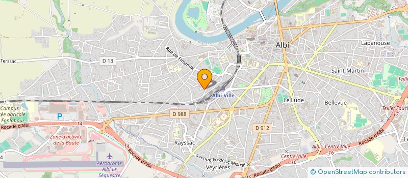 localisation de l'entreprise MELES CHRISTI à ALBI