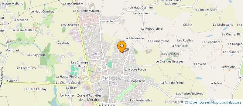 localisation de l'entreprise MELESSE EN FETE  MELESSE