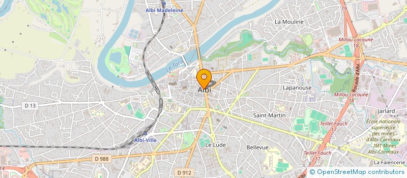 localisation de l'entreprise MELETH à ALBI