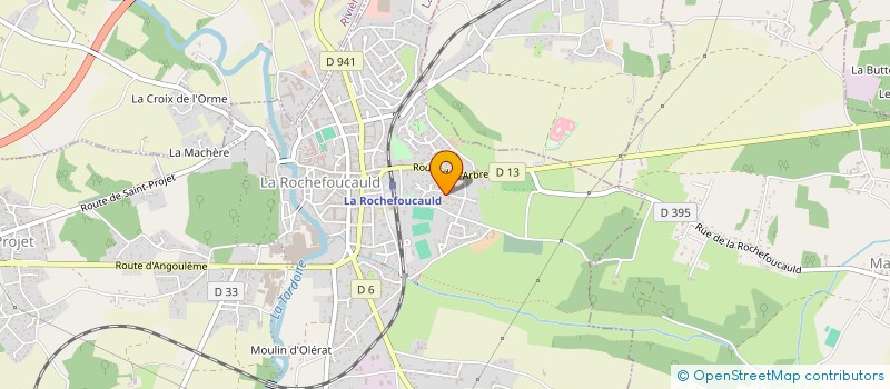 localisation de l'entreprise MELETI à LA ROCHEFOUCAULD-EN-ANGOUMOIS