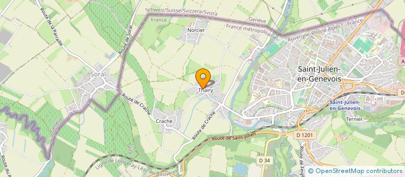 localisation de l'entreprise MELEXIS  SAINT-JULIEN-EN-GENEVOIS