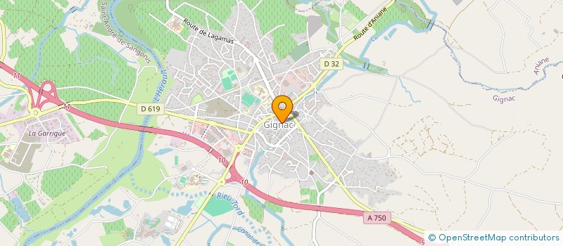 localisation de l'entreprise MELEXPO à GIGNAC