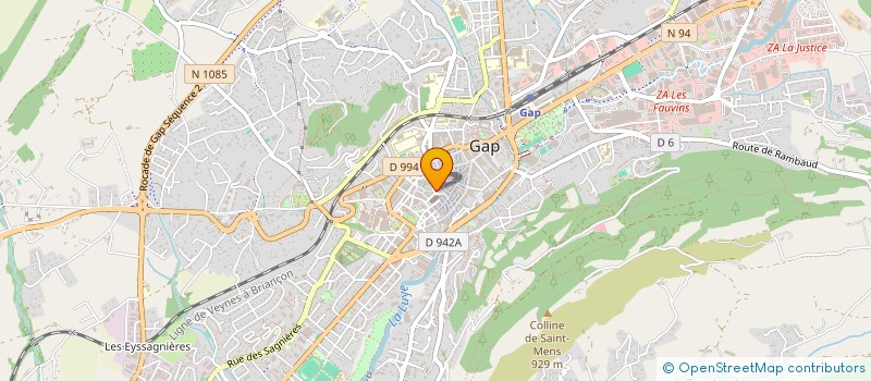 localisation de l'entreprise MELEZE  GAP