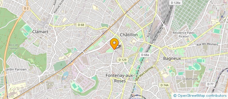 localisation de l'entreprise MELEZE DIFFUSION à CHATILLON