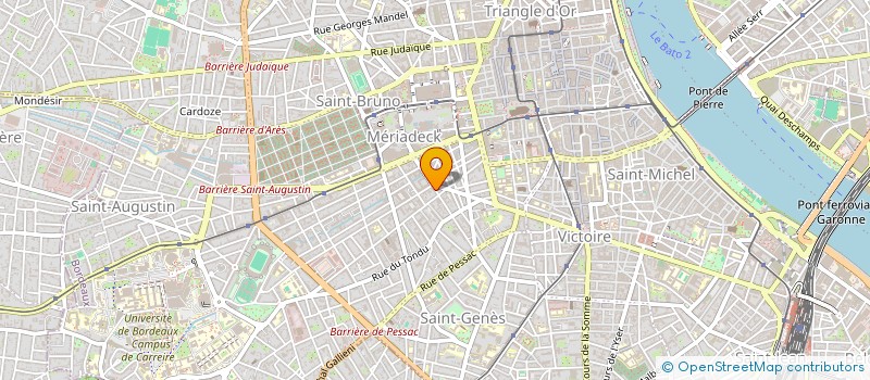 localisation de l'entreprise MELEZES 1800  BORDEAUX