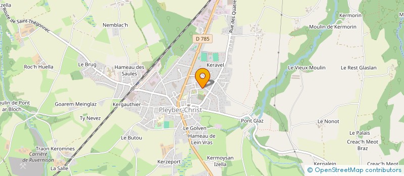 localisation de l'entreprise MELEZOUR  PLOUNEOUR-MENEZ