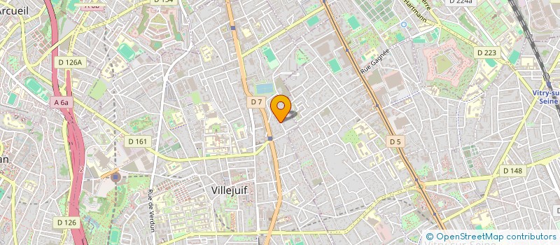 localisation de l'entreprise MELFA à VILLEJUIF