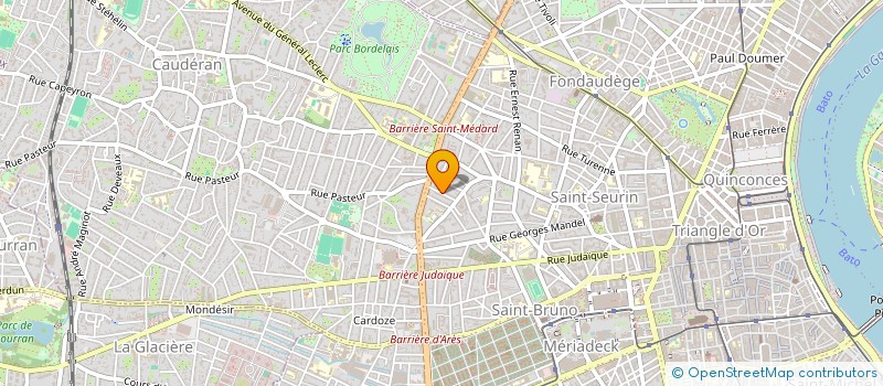 localisation de l'entreprise MELFINE à BORDEAUX