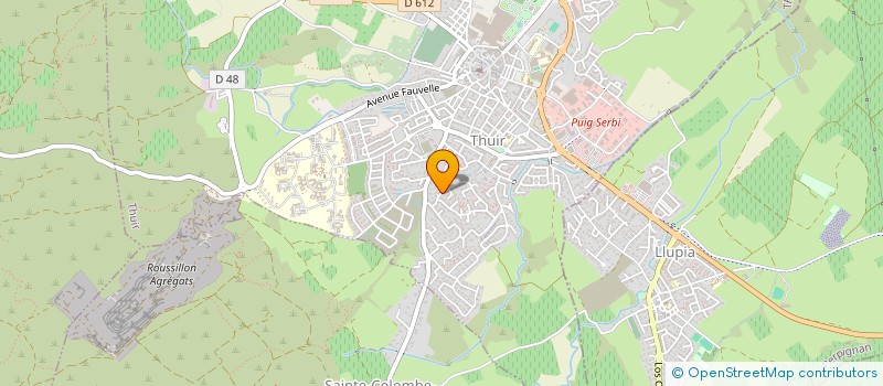 localisation de l'entreprise MELGAR IMMO  THUIR