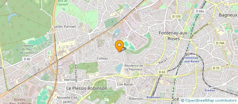 localisation de l'entreprise MELGUI à LE PLESSIS-ROBINSON