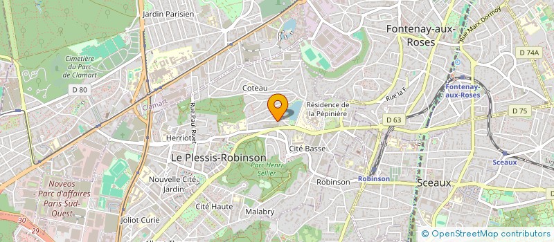 localisation de l'entreprise MELH à LE PLESSIS-ROBINSON