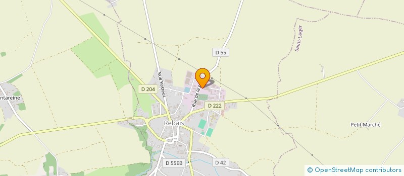 localisation de l'entreprise MELI  REBAIS