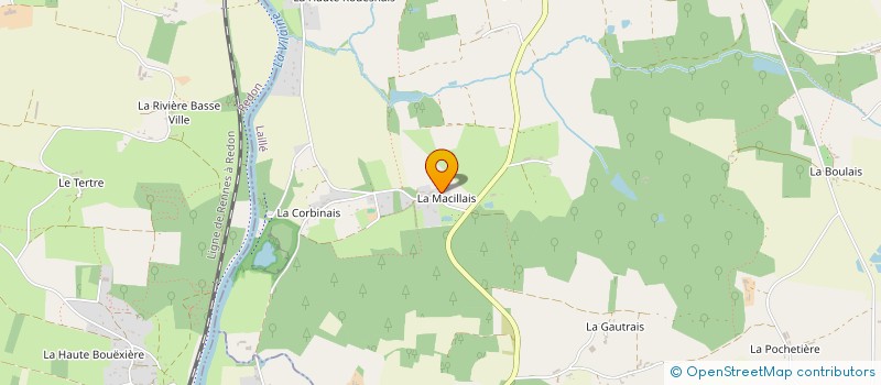 localisation de l'entreprise MELI BREIZH  LAILLE