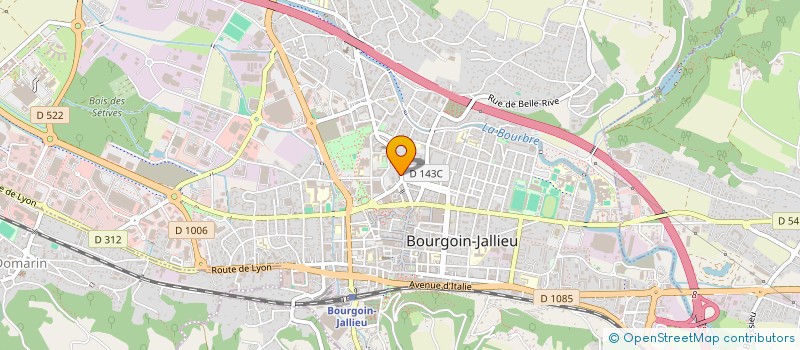 localisation de l'entreprise MELI-CONCEPT  BOURGOIN-JALLIEU