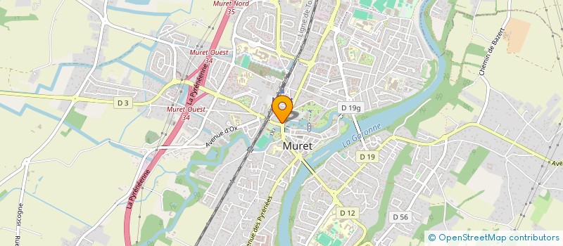 localisation de l'entreprise MELI J à MURET