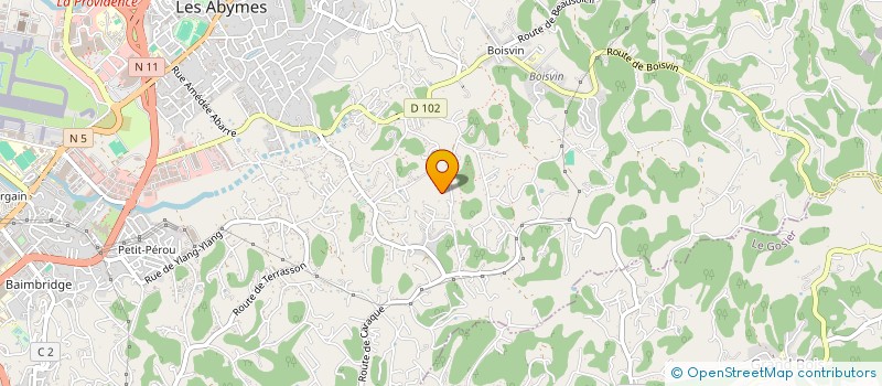 localisation de l'entreprise MELI LOCATION  LES ABYMES