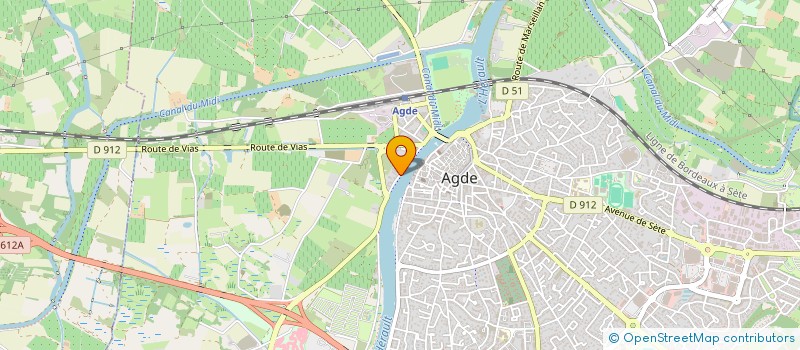 localisation de l'entreprise MELI MELO 34 à AGDE