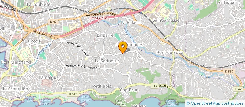 localisation de l'entreprise MELI MELO  TOULON