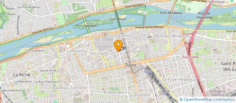 localisation de l'entreprise MELI-MELO à TOURS