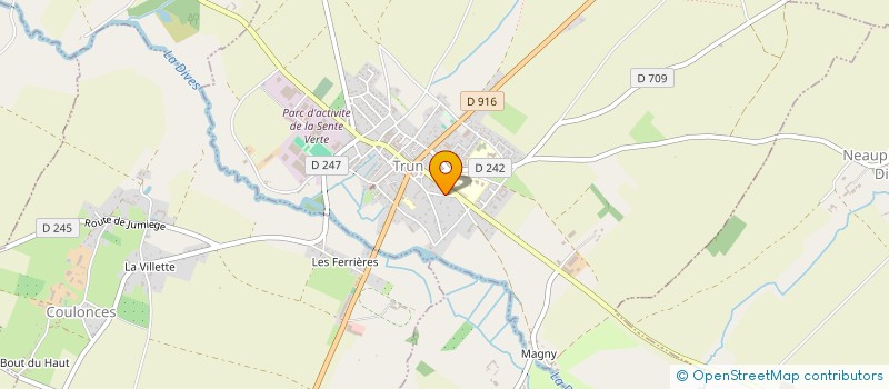 localisation de l'entreprise MELI MELO à TRUN