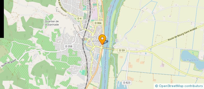 localisation de l'entreprise MELI-MELO à BOURG-SAINT-ANDEOL