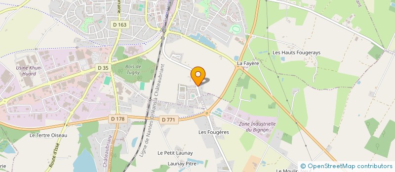 localisation de l'entreprise MELI MELO CHORALE DU PAYS CHATEAUBRIANT  CHATEAUBRIANT