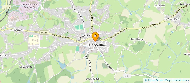 localisation de l'entreprise MELI MELO DANSE  SAINT-VALLIER