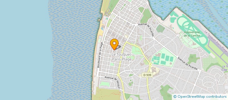 localisation de l'entreprise MELI MELO ECOLE DU CIRQUE  LE TOUQUET-PARIS-PLAGE