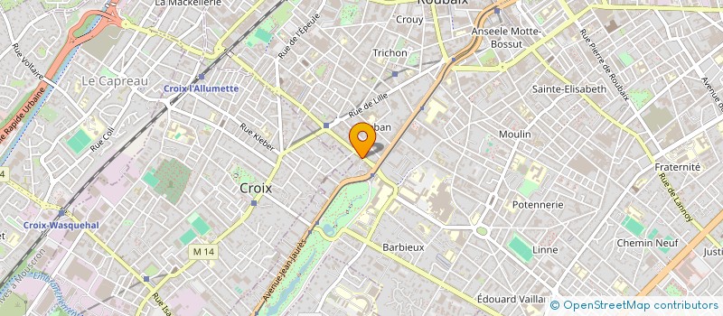 localisation de l'entreprise MELI MELO MARELLE à ROUBAIX