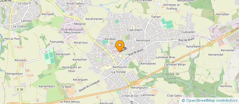 localisation de l'entreprise MELI MELODIE DANSE  PLOUZANE