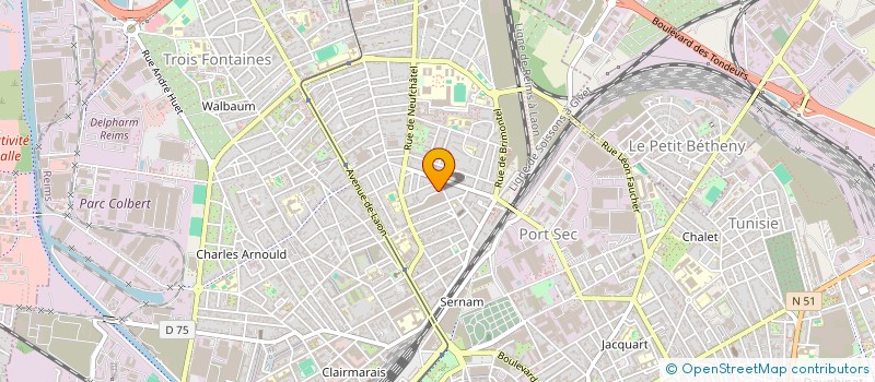 localisation de l'entreprise MELI MES MOTS  REIMS