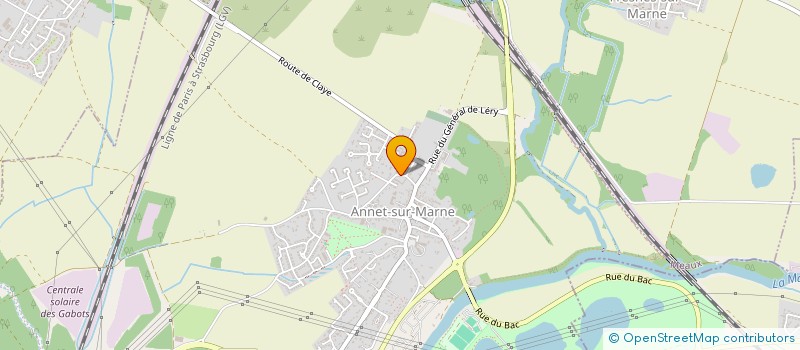 localisation de l'entreprise MELI PARTICIPATIONS  ANNET-SUR-MARNE