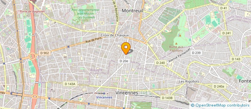 localisation de l'entreprise MELI'S DELI à MONTREUIL