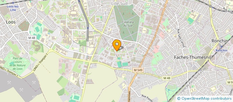 localisation de l'entreprise MELI SERVICES à LILLE