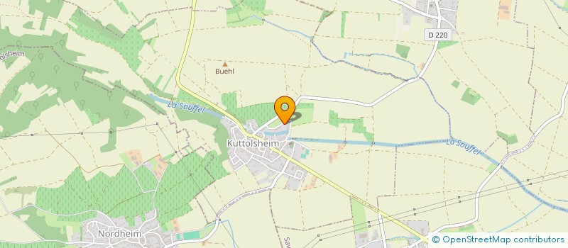 localisation de l'entreprise MELI SOPHROLOGIE  KUTTOLSHEIM