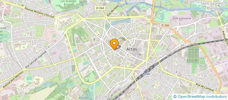 localisation de l'entreprise MELIA à ARRAS