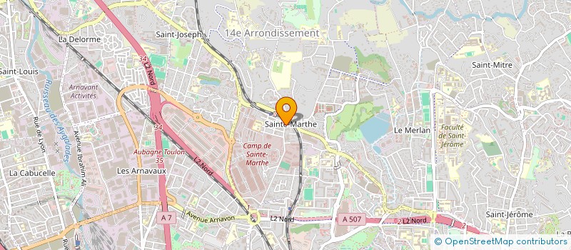 localisation de l'entreprise MELIA à MARSEILLE