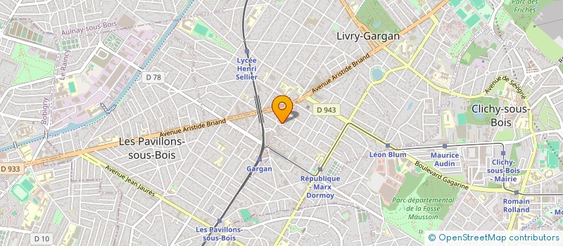 localisation de l'entreprise MELIA à LES PAVILLONS-SOUS-BOIS