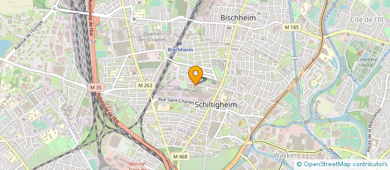 localisation de l'entreprise MELIA à STRASBOURG